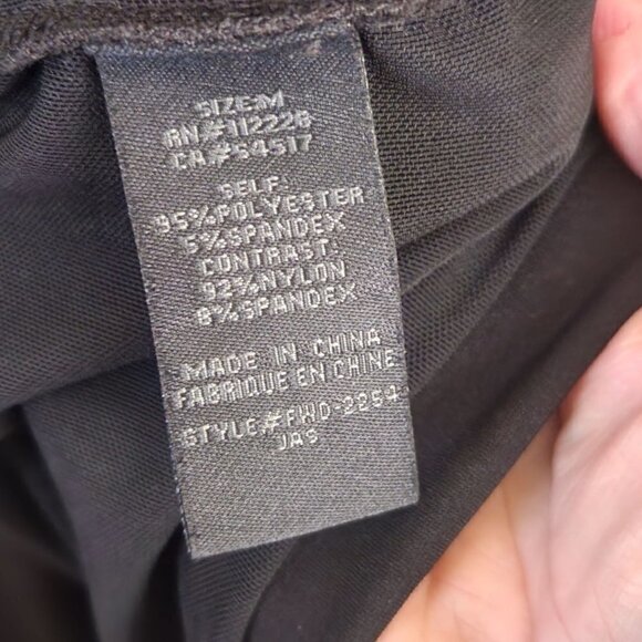 Factory By Erik Hart Black Bodycon Dress Cut Out Shoulders Size M - Picture 6 of 7